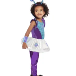 Alien Kostuum Peuter, Zilver -Kostuum Winkel alien kostuum peuter zilver 2