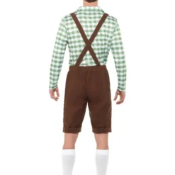 Alpine Bavarian Kostuum Groen/Bruin Voor Heren -Kostuum Winkel alpine bavarian kostuum groen bruin voor heren 3