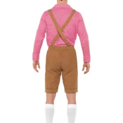 Bavarian Kostuum Rood/Bruin Voor Heren -Kostuum Winkel bavarian kostuum rood bruin voor heren 3