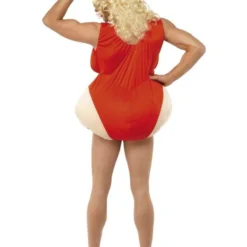 Baywatch Kostuum Rood Met Vulling -Kostuum Winkel baywatch kostuum rood met vulling 2