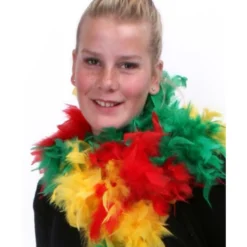 Boa Brandveilig Dik Rood/Geel/Groen Stroken 180cm/75gr