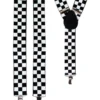 Bretels Zwart/wit Geblokt