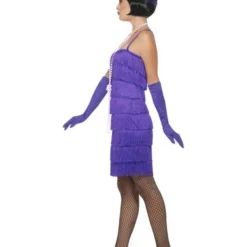 Charleston Flapper Kostuum Paars -Kostuum Winkel charleston flapper kostuum paars 2