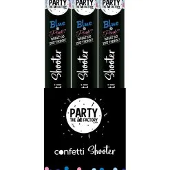Confetti Shooter Gender Reveal Blauw (40 Cm)