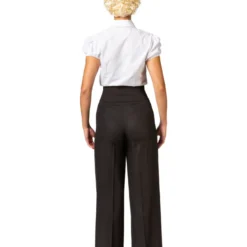 Dames Broek Jaren 20, Zwart -Kostuum Winkel dames broek jaren 20 zwart 2
