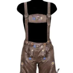 Damesbroek Kort "Beate" Rustik Bruin -Kostuum Winkel damesbroek kort beate rustik bruin 2