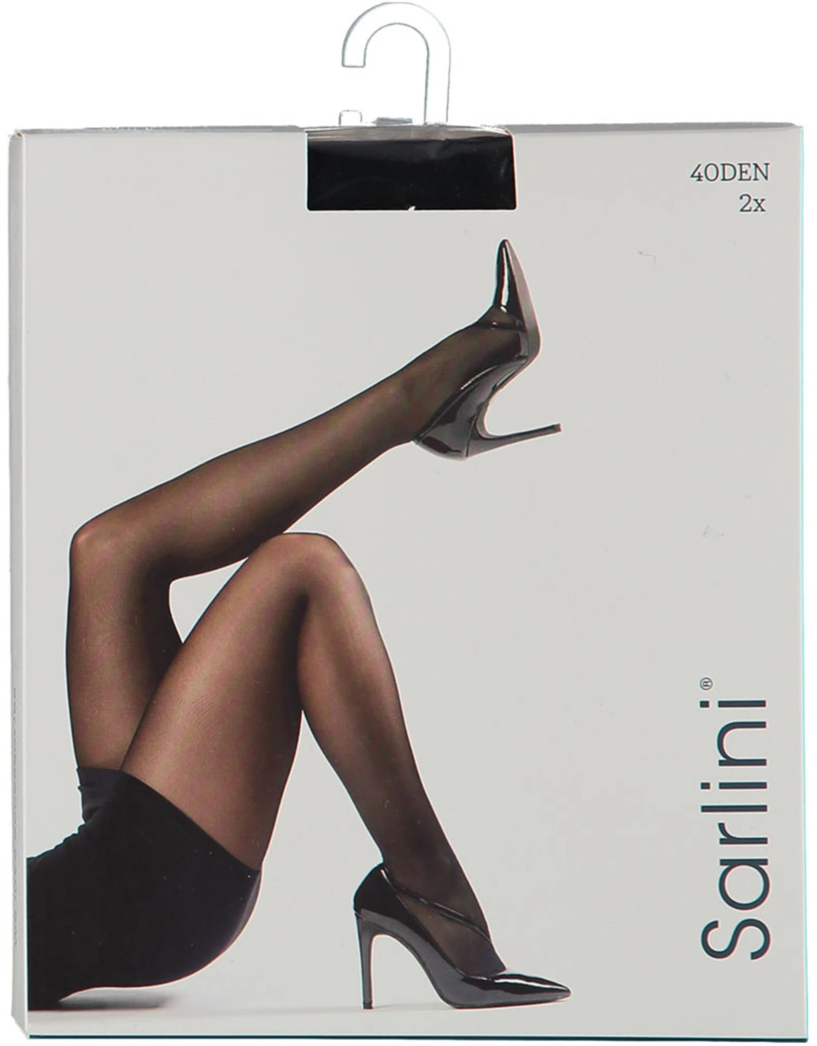 Damespanty 40 Den, Zwart (2 Stuks) 2 Damespanty 40 Den, Zwart (2 Stuks) - Afbeelding 2