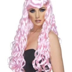 Desire Pruik Licht Roze