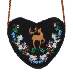 Dirndl Tasje `Sankt Johan` Zwart