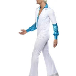 Disco Man, Wit -Kostuum Winkel disco man wit 2