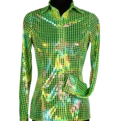 Disco Shirt Dame, Groen