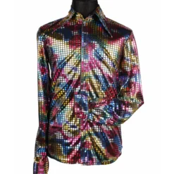 Disco Shirt Heren, Zwart