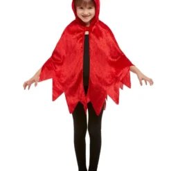 Duivelscape Met Capuchon, Rood