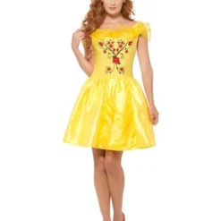 Enchanting Beauty Kostuum, Geel -Kostuum Winkel enchanting beauty kostuum geel 3