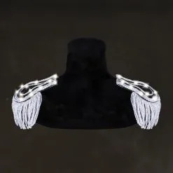 Epauletten Eros, Zilver-Wit, Led-collectie