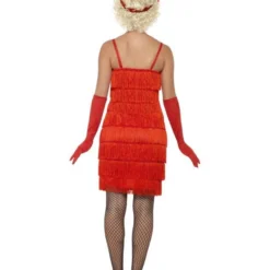 Flapper Kostuum Rood -Kostuum Winkel flapper kostuum rood 2
