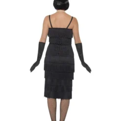 Flapper Kostuum, Zwart -Kostuum Winkel flapper kostuum zwart 2