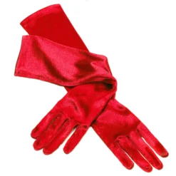 Gala Handschoenen Elastisch 48 Cm Lang, Rood