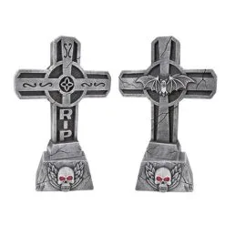 Grafsteen Kruis Met Licht En Geluid (56 Cm)