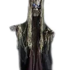 Halloweendecoratie Staande Pratende Boom Met Licht En Geluid (120 Cm)