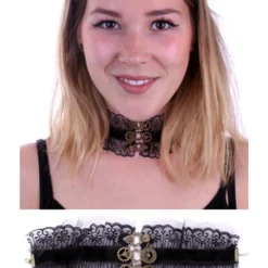 Halsketting/deco Kant Steampunk