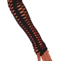 Handschoenen Vingerloos Grote Gaten Zwart 40 Cm