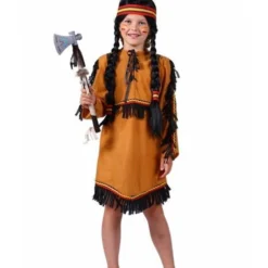 Indiaan Meisje, Bruin -Kostuum Winkel indiaan meisje bruin 4