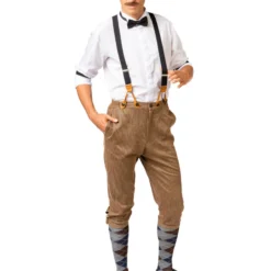 Jaren 20 Set, Bruin (3-delig)