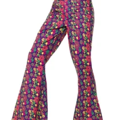 Jaren 60 Psychedelic Flared Broek Voor Heren