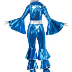 Jaren 70 Dancing Queen Kostuum, Blauw -Kostuum Winkel jaren 70 dancing queen kostuum blauw 3