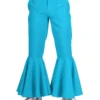 Jaren 70 Herenbroek, Turquoise
