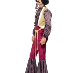 Jaren 70 Psychedelic Rocker Kostuum, Paars -Kostuum Winkel jaren 70 psychedelic rocker kostuum paars 2