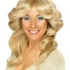 Jaren 70's Flick Pruik, Blond