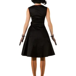 Jurk Rockabilly, Zwart Met Strik 5 Jurk Rockabilly, Zwart Met Strik -Kostuum Winkel jurk rockabilly zwart met strik 2