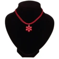 Ketting Bloemetje Rood