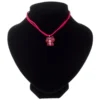 Ketting Rood Met Vlinder