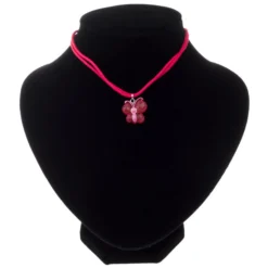 Ketting Rood Met Vlinder