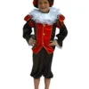Kostuum Kind Piet Zwart/rood