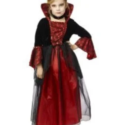 Kostuum Prinses Rood/zwart -Kostuum Winkel kostuum prinses rood zwart 2