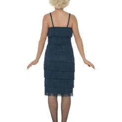 Lange Flapper Charleston Jurk Groen -Kostuum Winkel lange flapper charleston jurk groen 2