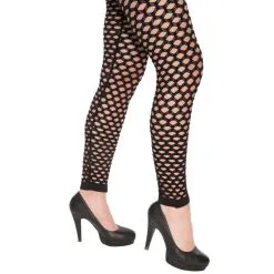 Legging + Gaten Zwart