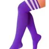 Lieskousen Paars / 3 Witte Strepen 36/41