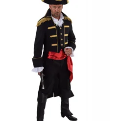 Mantel "Admiraal", Zwart