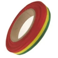Medaille Lint Rood/geel/groen 25 Meter Op Rol 10 Mm
