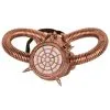 Mondmasker Steampunk Brons