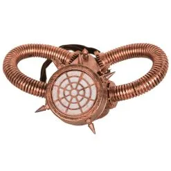 Mondmasker Steampunk Brons