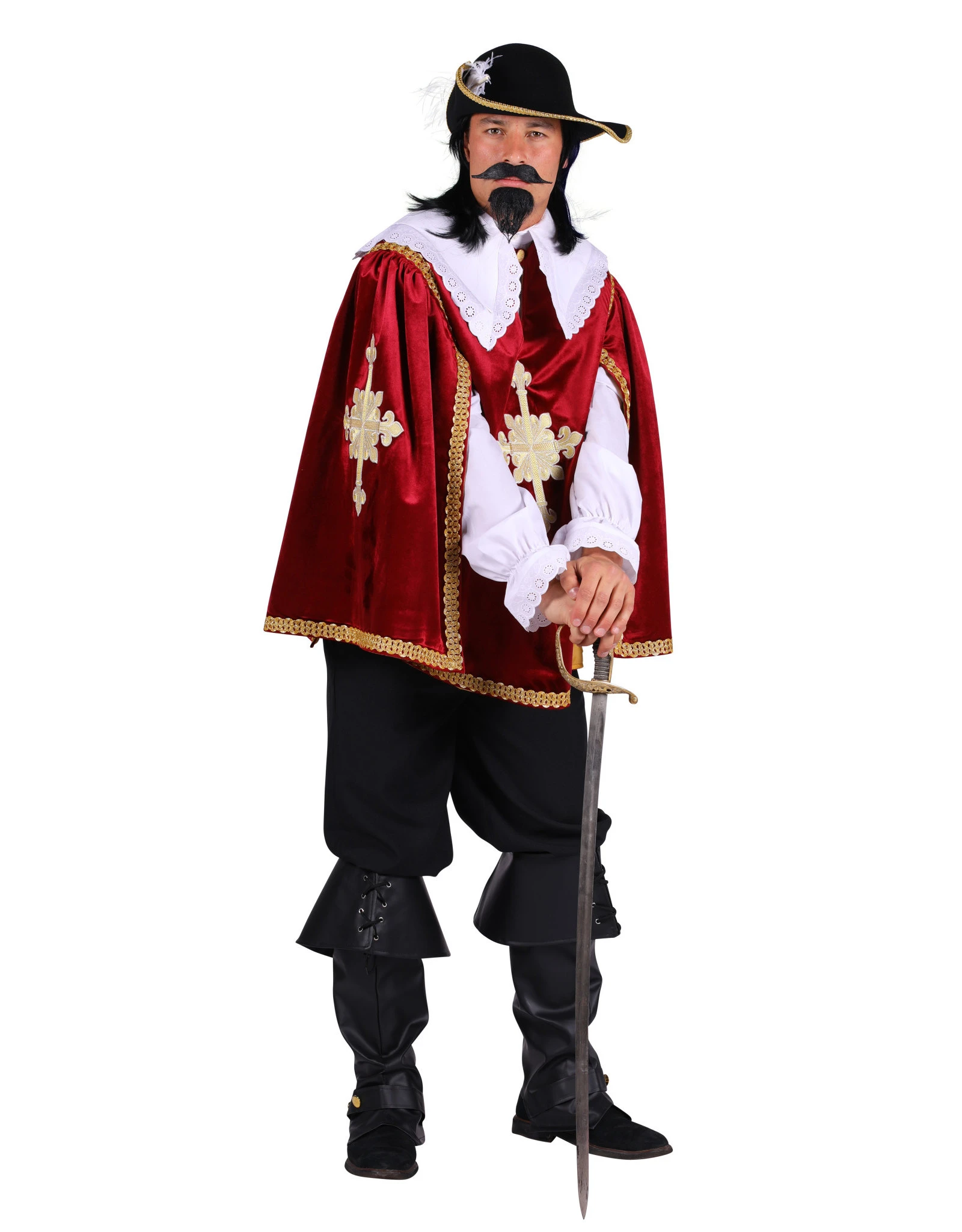 Musketier "Aramis", Bordeauxrood 1 Musketier "Aramis", Bordeauxrood