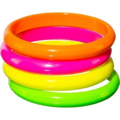 Neon Armbanden (4 Stuks)