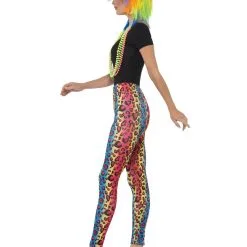 Neon Legging Met Luipaardprint -Kostuum Winkel neon legging met luipaardprint 2