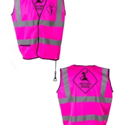 Neon Waarschuwingsvest Met Flessenhouder & Opener